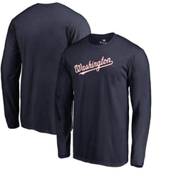 Washington Nationals Team Wordmark Long Sleeve T-Shirt Online