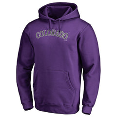 Colorado Rockies Official Wordmark Fitted Pullover Hoodie Discount