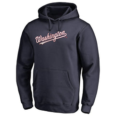Washington Nationals Official Wordmark Fitted Pullover Hoodie Discount
