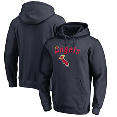Los Angeles Angels Vintage Cooperstown Collection Wahconah Fitted Pullover Hoodie Sale