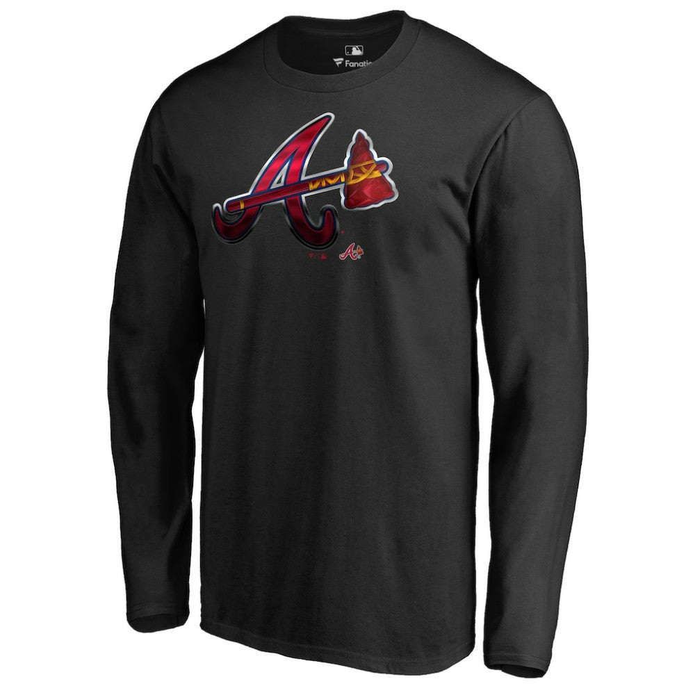 Atlanta Braves Midnight Mascot Long Sleeve T-Shirt Online