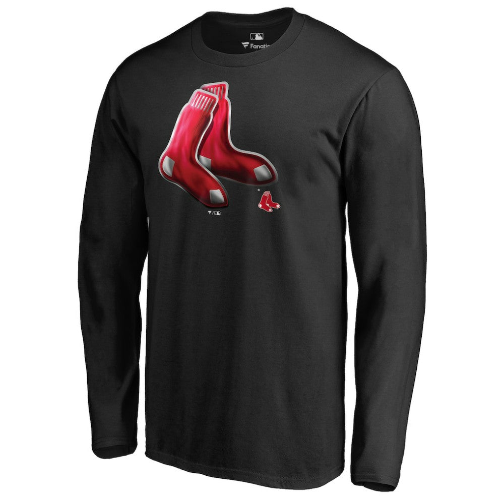 Boston Red Sox Midnight Mascot Long Sleeve T-Shirt Discount