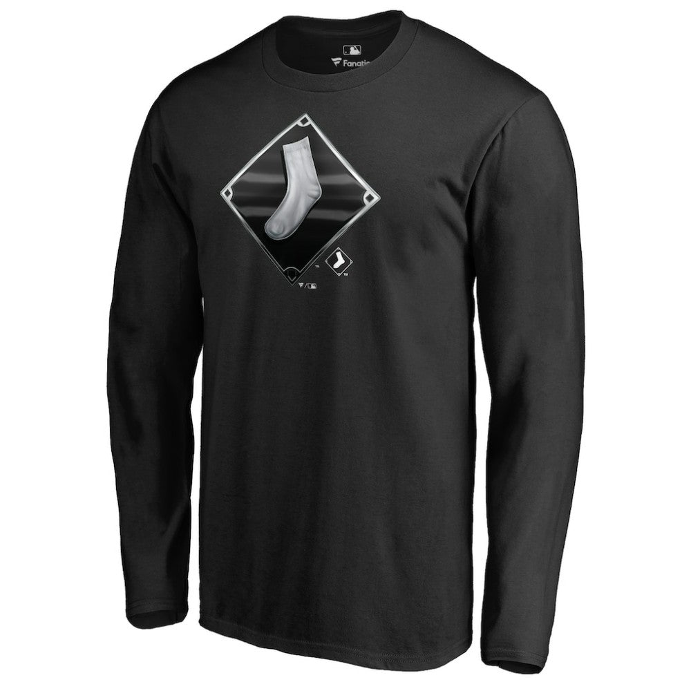 Chicago White Sox Midnight Mascot Long Sleeve T-Shirt Sale