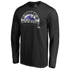 Colorado Rockies Midnight Mascot Long Sleeve T-Shirt Discount