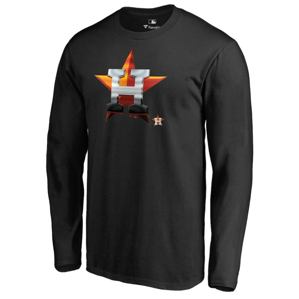 Houston Astros Midnight Mascot Long Sleeve T-Shirt Online