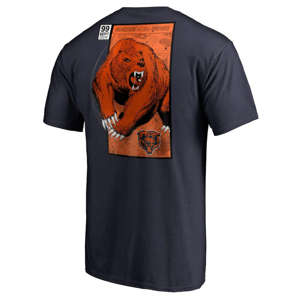 Chicago Bears Midway Monster T-Shirt - Navy - NFL