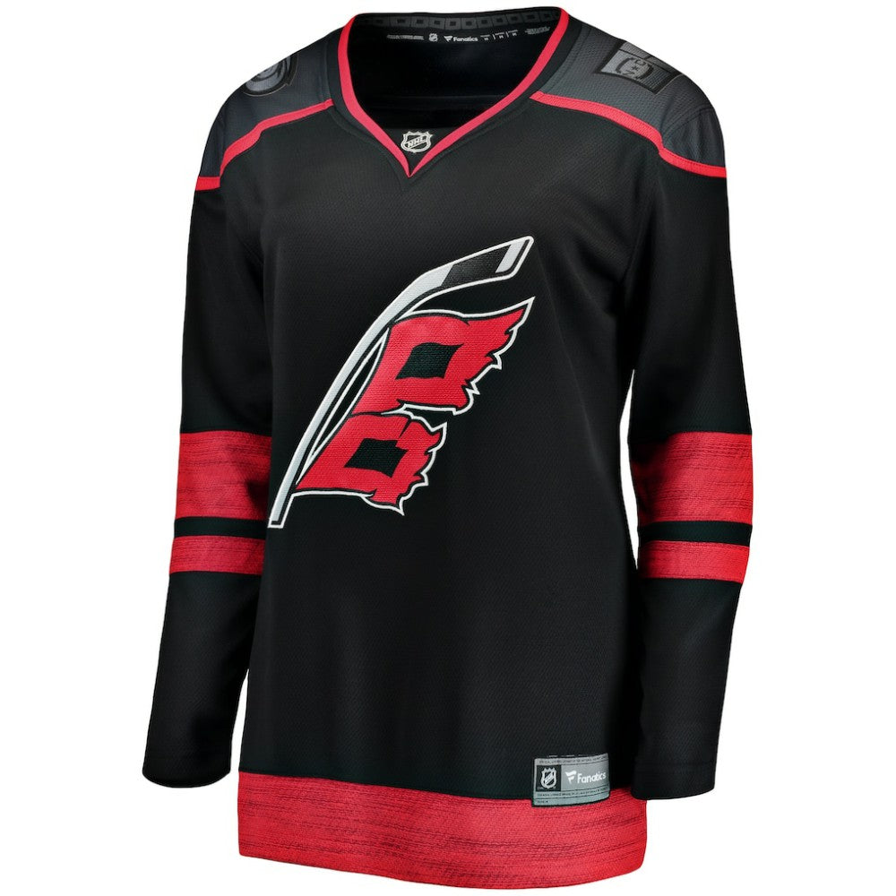 Carolina Hurricanes Fanatics Women's Home Breakaway Jersey - Black | Fanatics Lifestyle