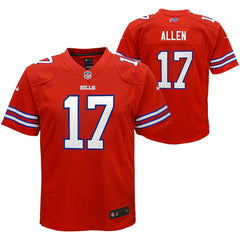 Josh Allen Buffalo Bills Youth Game Jersey - Red - Nike