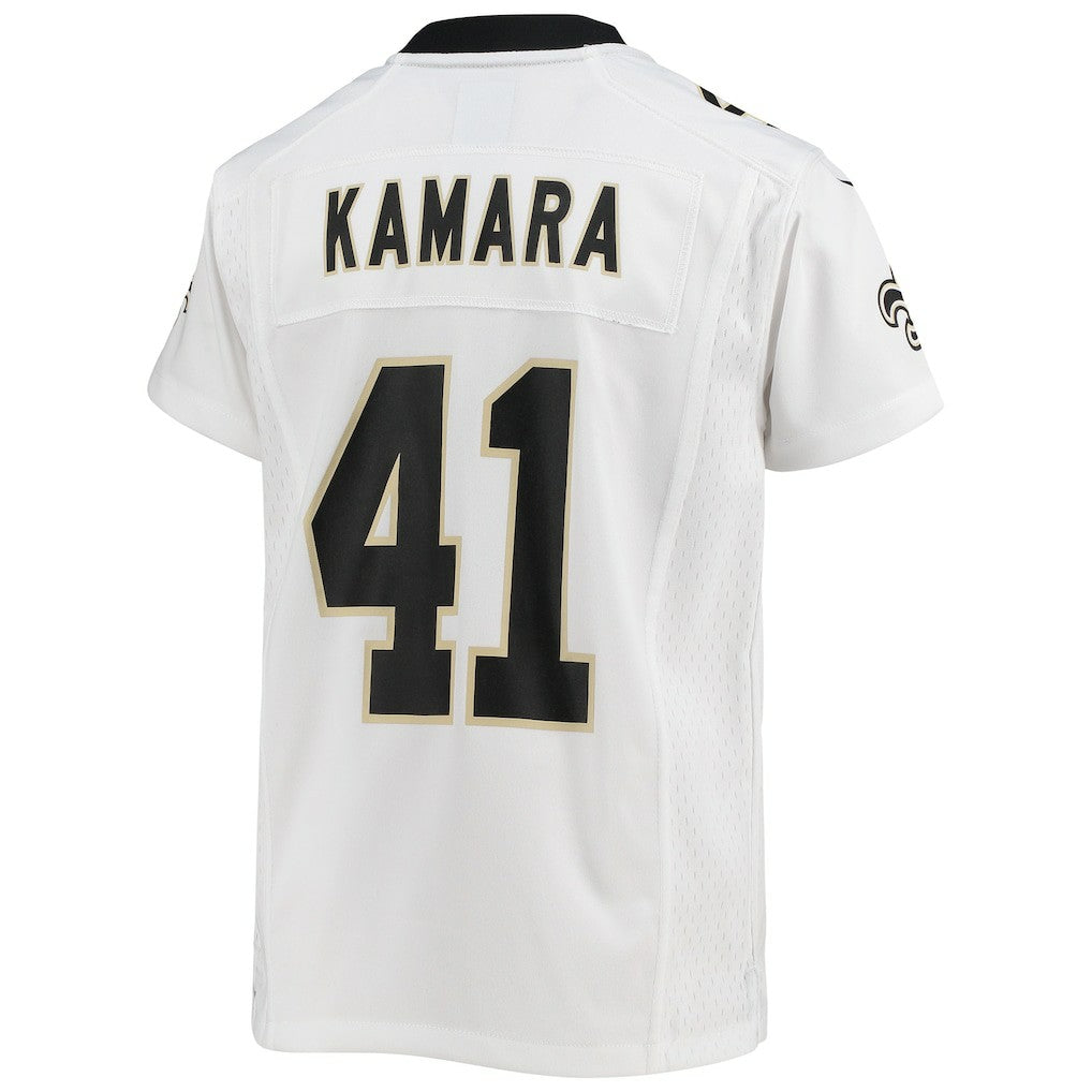 Alvin Kamara New Orleans Saints Youth Game Jersey - White - Nike
