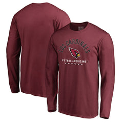 Arizona Cardinals Futbol Americano Long Sleeve T-Shirt - Cardinal - NFL