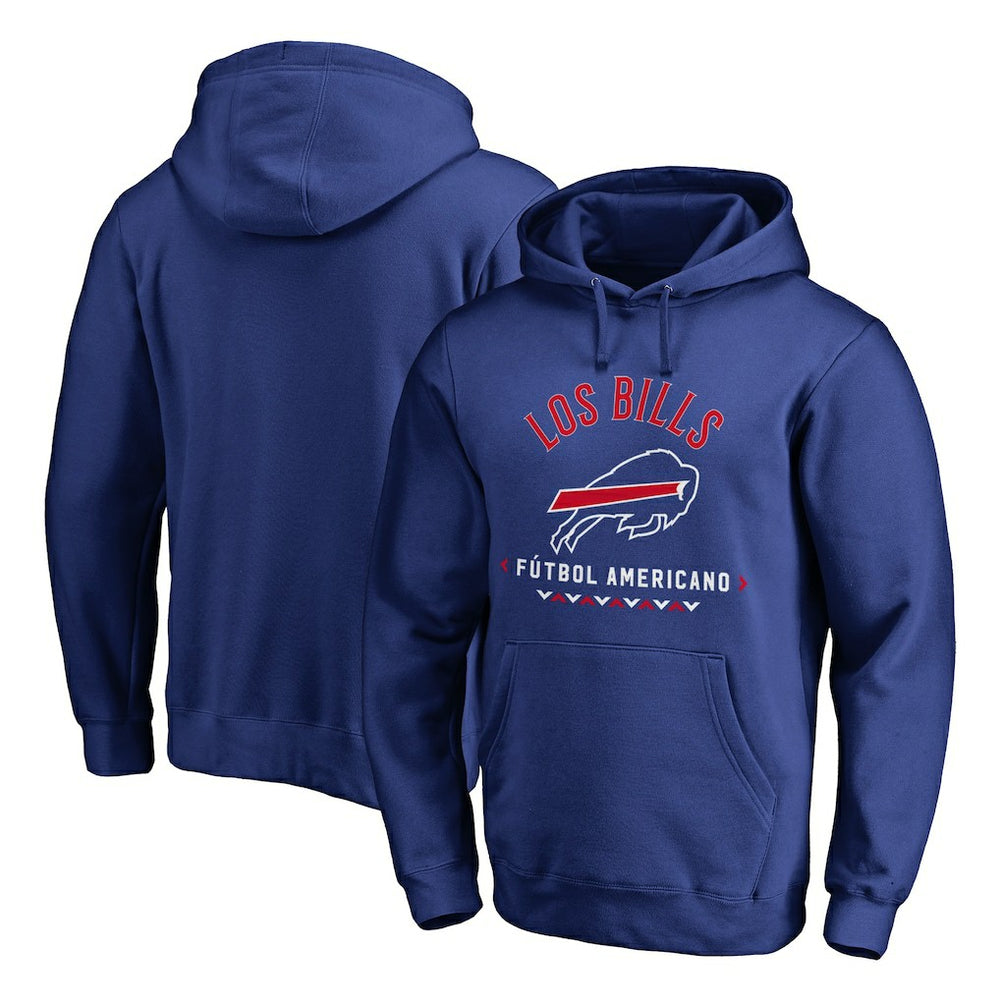Buffalo Bills Futbol Americano Pullover Hoodie - Royal - NFL