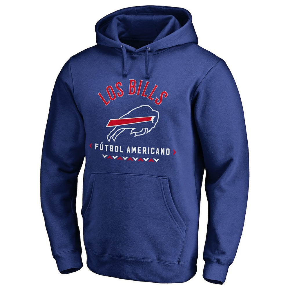 Buffalo Bills Futbol Americano Pullover Hoodie - Royal - NFL