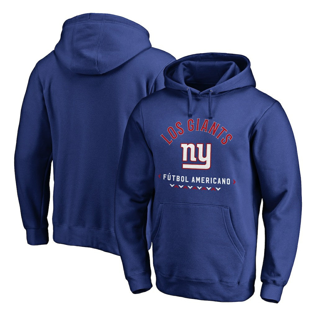 New York Giants Futbol Americano Pullover Hoodie - Royal - NFL