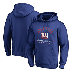 New York Giants Futbol Americano Pullover Hoodie - Royal - NFL