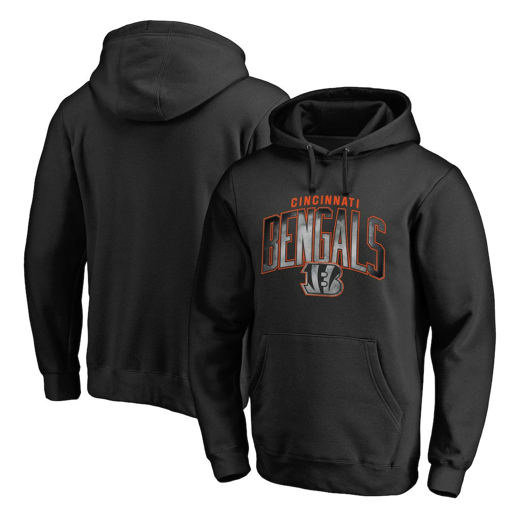 Cincinnati Bengals Arch Smoke Pullover Hoodie - Black - NFL