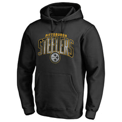 Pittsburgh Steelers Arch Smoke Pullover Hoodie - Black - NFL