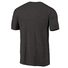 Jacksonville Jaguars Primary Logo Left Chest Distressed Tri-Blend T-Shirt - Heathered Black - NFL