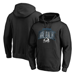 Colorado Avalanche Arch Smoke Pullover Hoodie - Black | NHL online