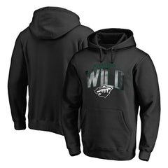 Minnesota Wild Arch Smoke Pullover Hoodie - Black | NHL discount