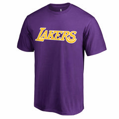 LeBron James Los Angeles Lakers Sidesweep Name & Number T-Shirt Purple