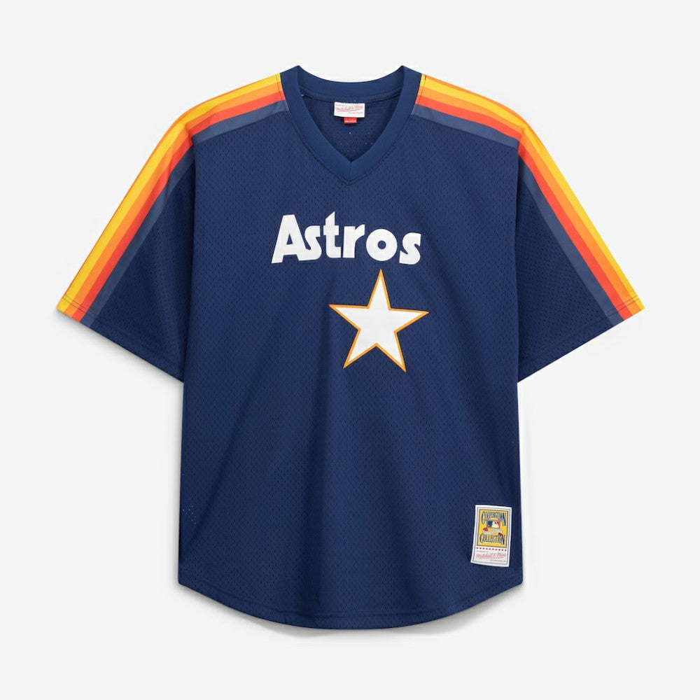 Nolan Ryan Houston Astros Mitchell & Ness Cooperstown Collection Big & Tall Mesh Batting Practice Jersey Outlet