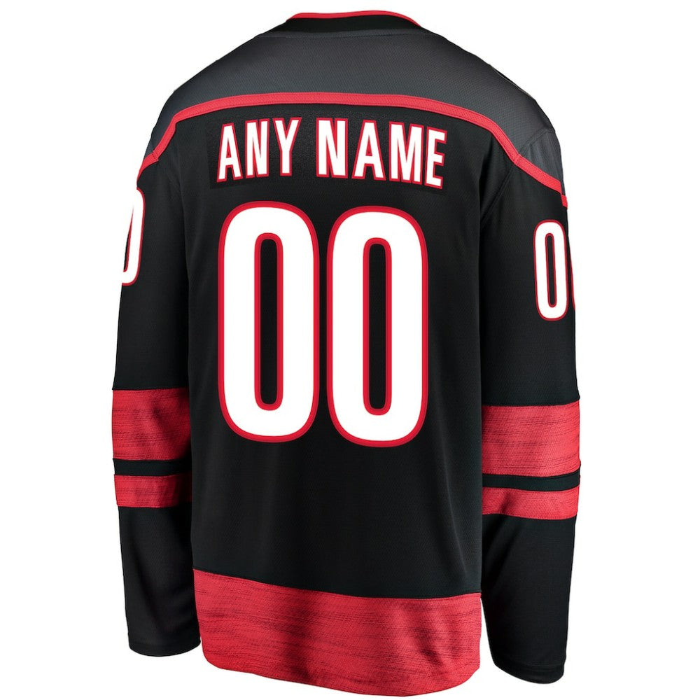 Carolina Hurricanes Fanatics Home Breakaway Custom Jersey - Black | Fanatics on sale