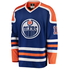 Mark Messier Edmonton Oilers Fanatics Premier Breakaway Retired Player Jersey - Blue | Fanatics on sale