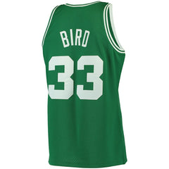 Mitchell & Ness Larry Bird Boston Celtics 1985/86 Big & Tall Hardwood Classics Swingman Jersey Kelly Green