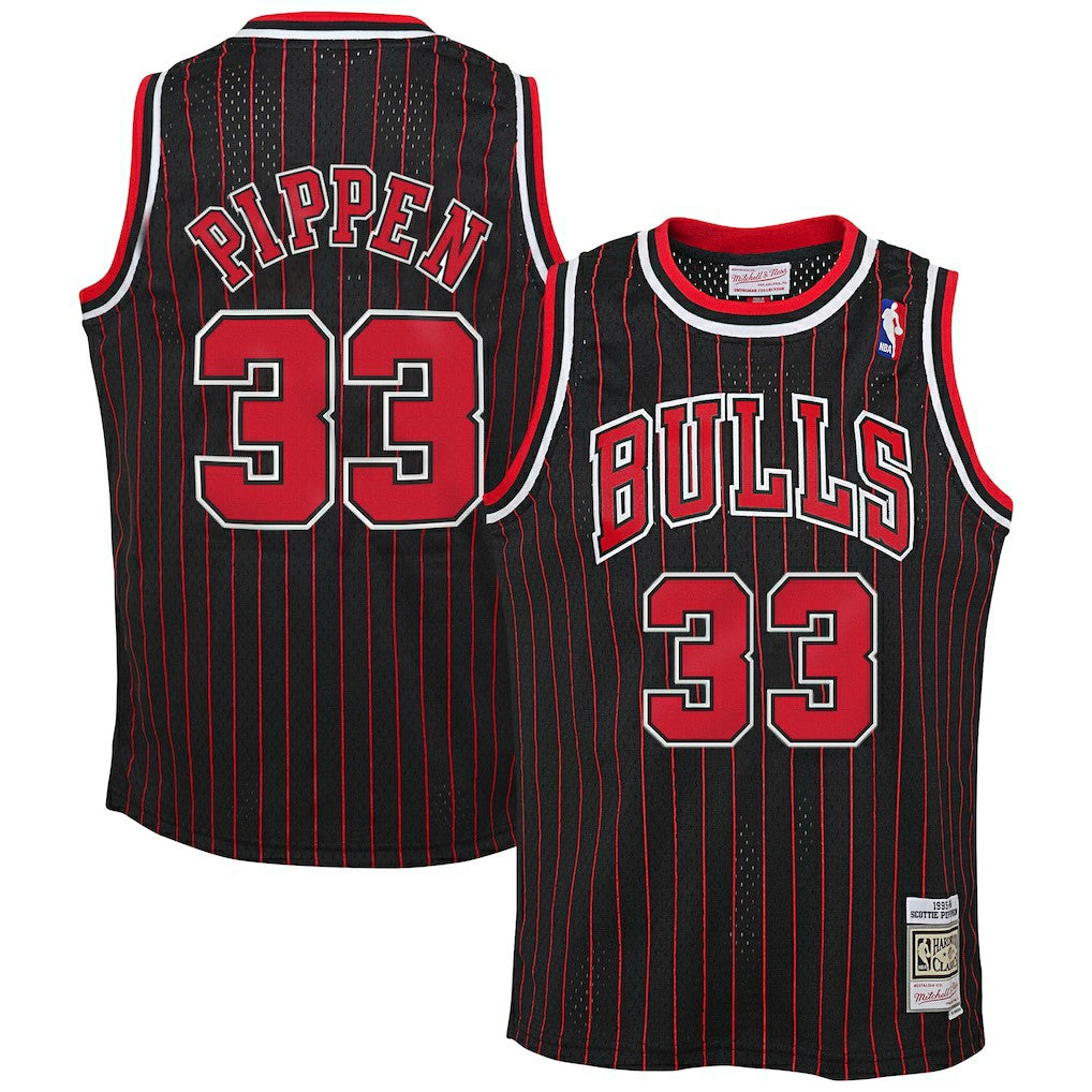 Mitchell & Ness Scottie Pippen Chicago Bulls Big & Tall Hardwood Classics Swingman Jersey Black
