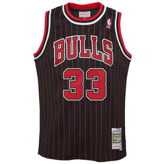 Mitchell & Ness Scottie Pippen Chicago Bulls Big & Tall Hardwood Classics Swingman Jersey Black