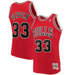 Mitchell & Ness Scottie Pippen Chicago Bulls 1997/98 Big & Tall Hardwood Classics Swingman Jersey Red