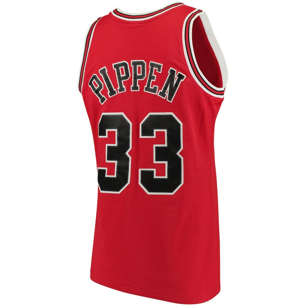 Mitchell & Ness Scottie Pippen Chicago Bulls 1997/98 Big & Tall Hardwood Classics Swingman Jersey Red