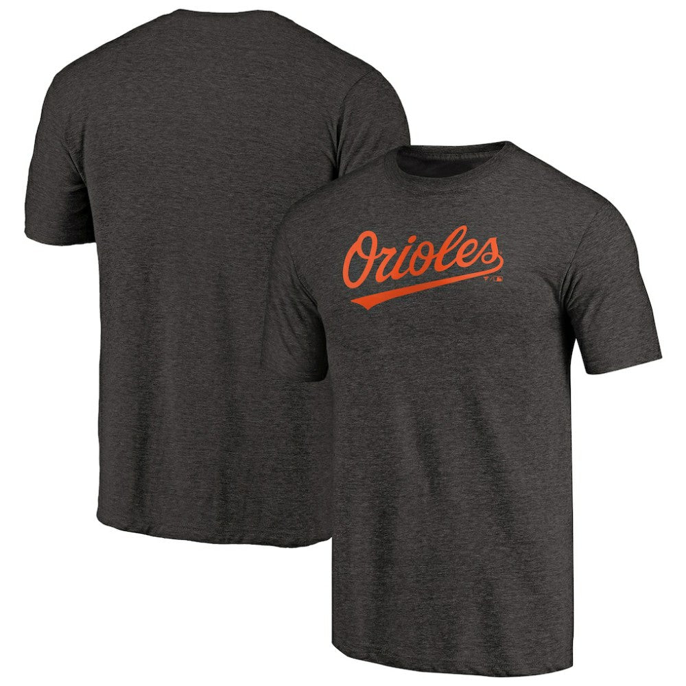 Baltimore Orioles Team Wordmark Tri-Blend T-Shirt Sale