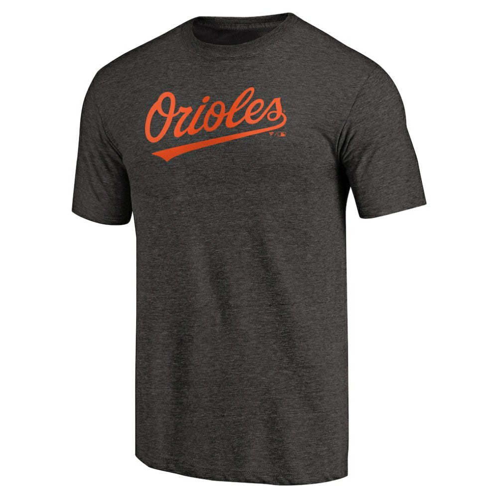 Baltimore Orioles Team Wordmark Tri-Blend T-Shirt Sale