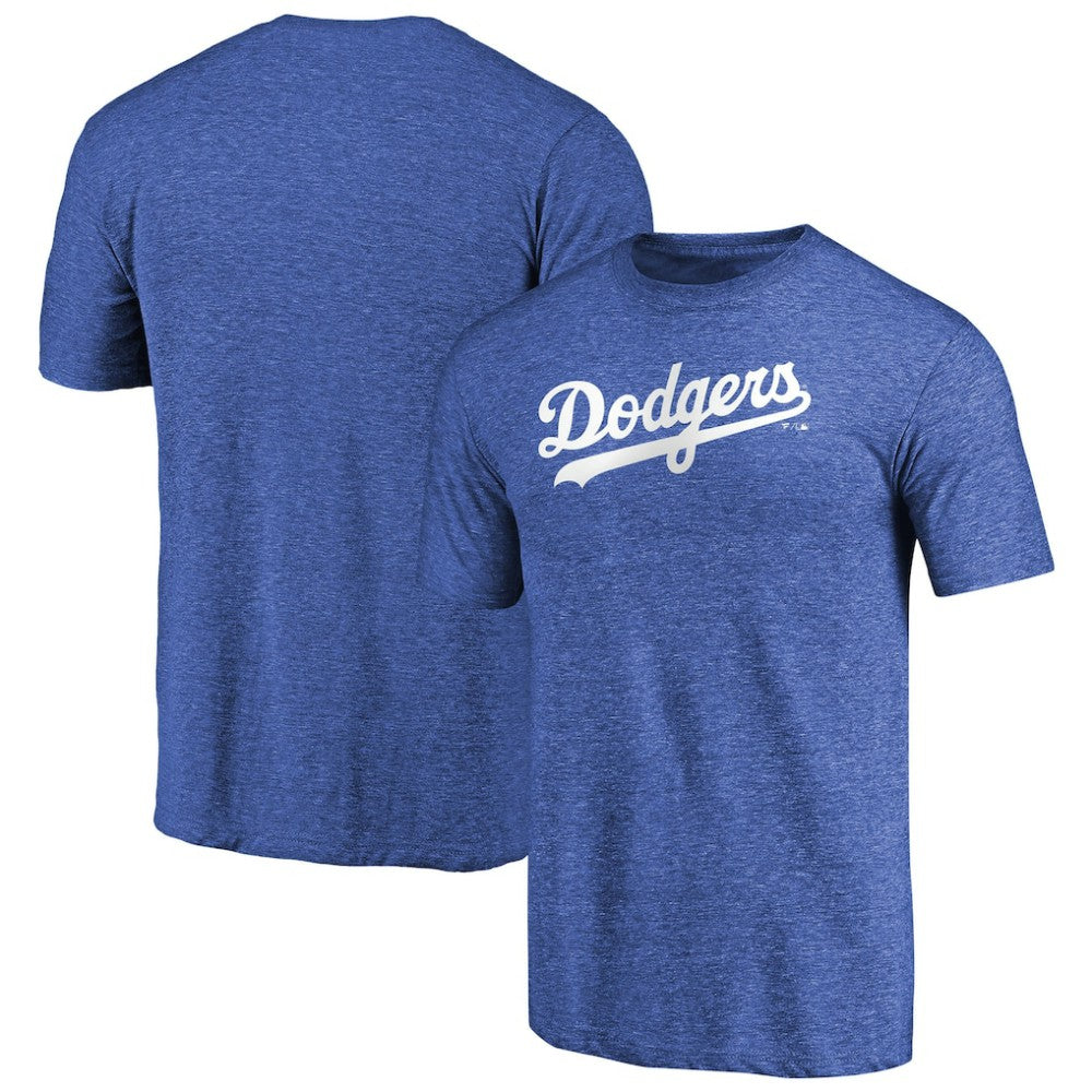 Los Angeles Dodgers Team Wordmark Tri-Blend T-Shirt for sale