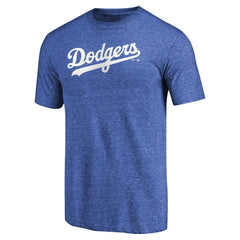 Los Angeles Dodgers Team Wordmark Tri-Blend T-Shirt for sale