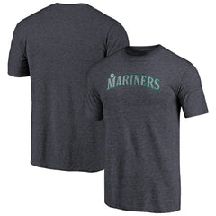 Seattle Mariners Team Wordmark Tri-Blend T-Shirt Discount