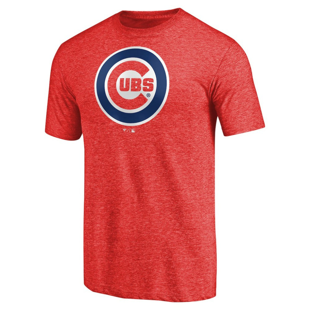 Chicago Cubs Team Wordmark Tri-Blend T-Shirt Discount