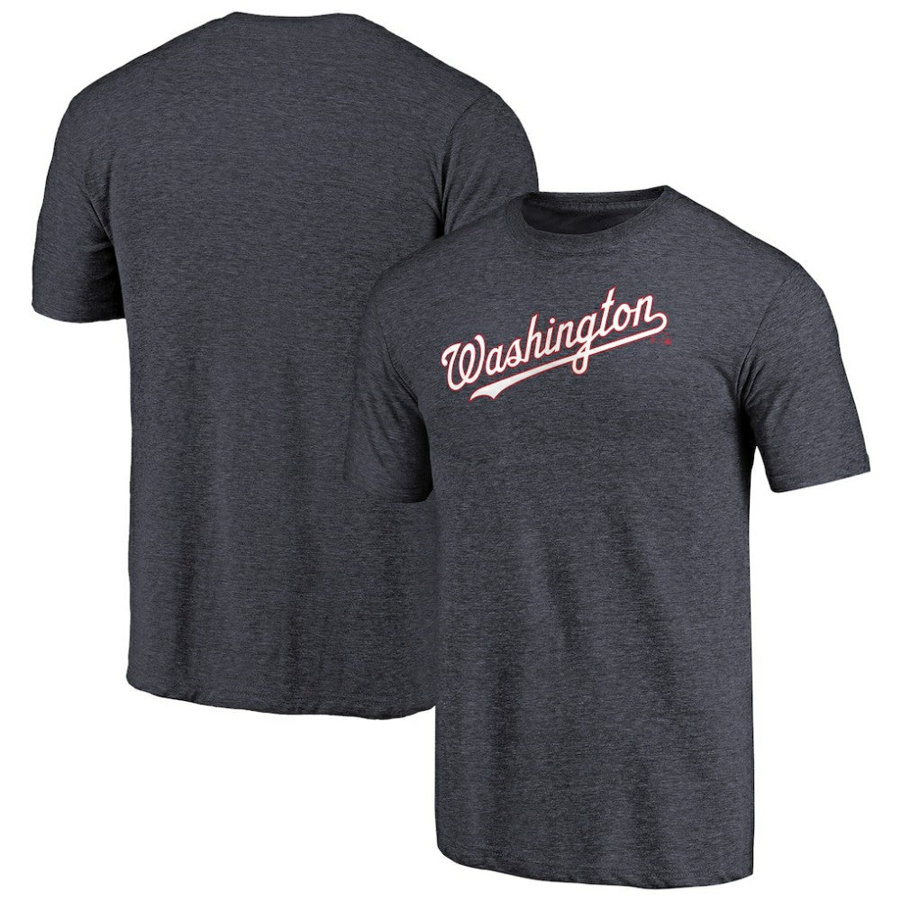 Washington Nationals Team Wordmark Tri-Blend T-Shirt Near Me