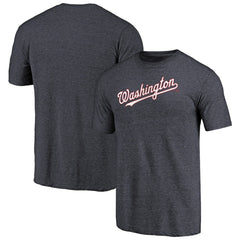 Washington Nationals Team Wordmark Tri-Blend T-Shirt Near Me