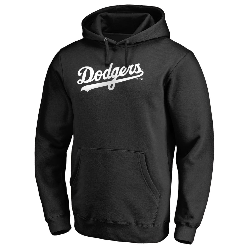 Los Angeles Dodgers Official Wordmark Fitted Pullover Hoodie Near Me