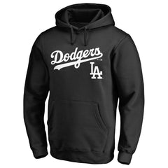 Los Angeles Dodgers Team Lockup Fitted Pullover Hoodie Sale