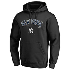 New York Yankees Team Lockup Fitted Pullover Hoodie Outlet