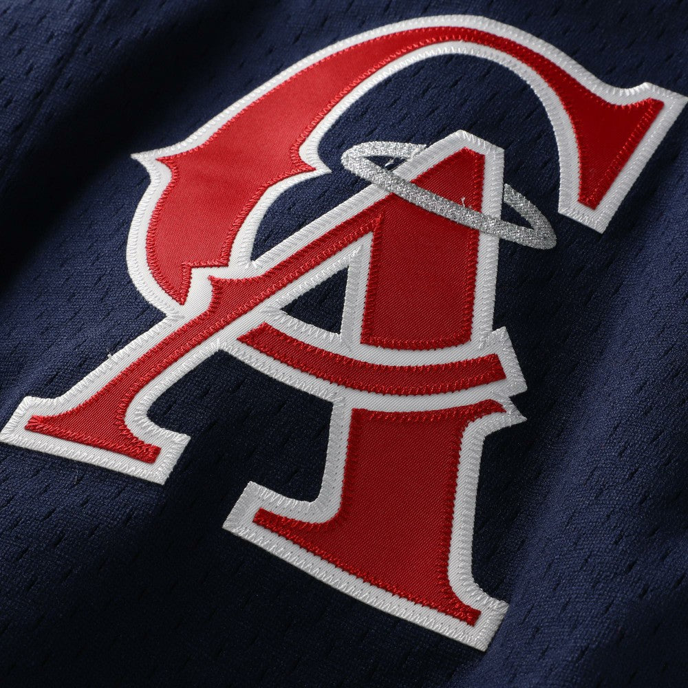 Bo Jackson California Angels Mitchell & Ness Cooperstown Collection Mesh Batting Practice Button-Up Jersey Sale
