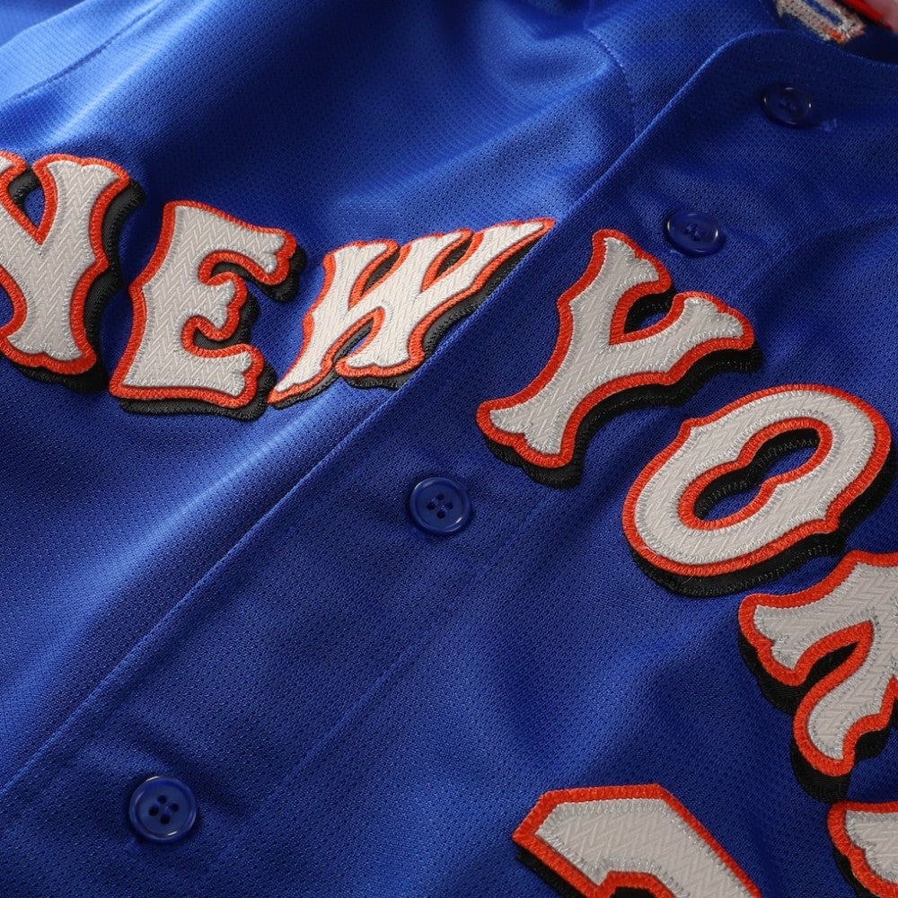Mike Piazza New York Mets Mitchell & Ness Cooperstown Collection Mesh Batting Practice Button-Up Jersey for sale