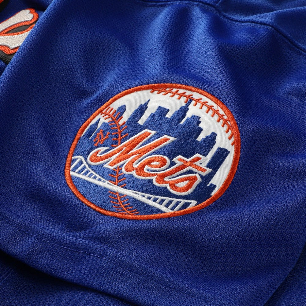 Mike Piazza New York Mets Mitchell & Ness Cooperstown Collection Mesh Batting Practice Button-Up Jersey for sale