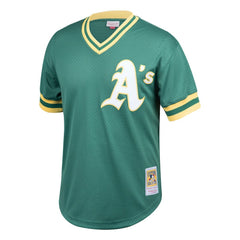 Rickey Henderson Athletics Mitchell & Ness Youth Cooperstown Collection Mesh Batting Practice Jersey Near Me