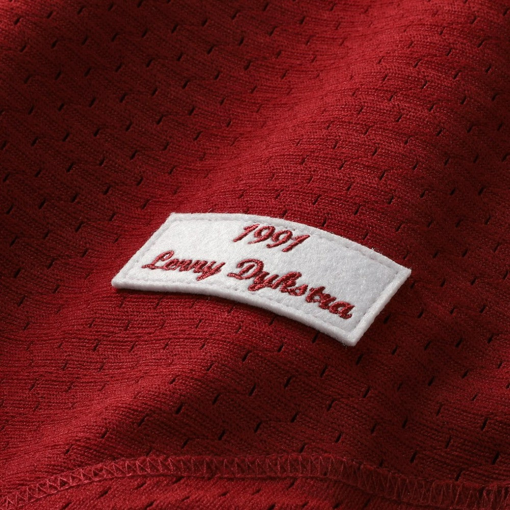 Lenny Dykstra Philadelphia Phillies Mitchell & Ness Youth Cooperstown Collection Mesh Batting Practice Jersey for sale
