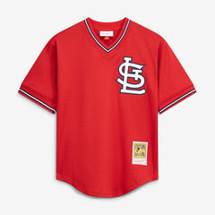 Ozzie Smith St. Louis Cardinals Mitchell & Ness Youth Cooperstown Collection Mesh Batting Practice Jersey Sale