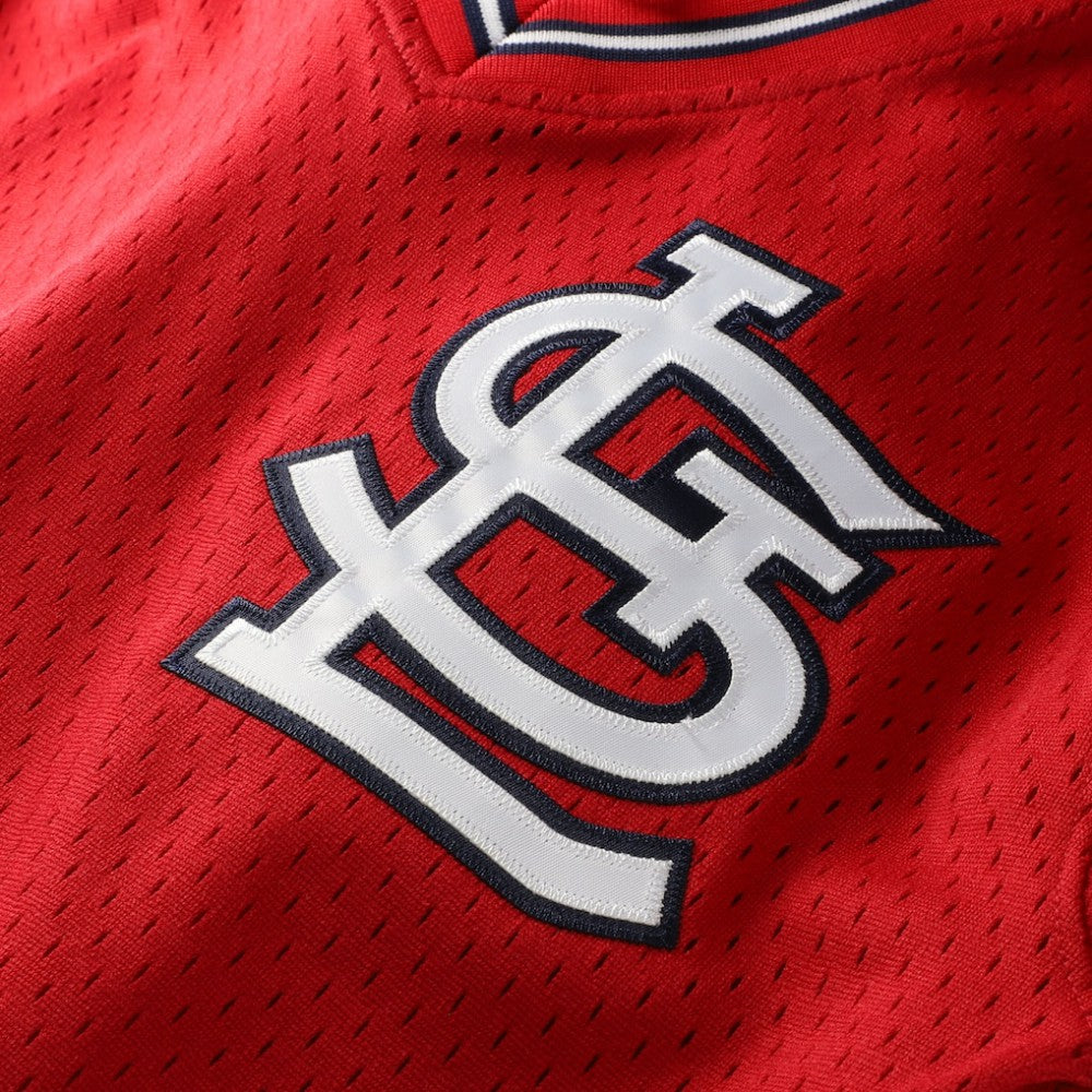 Ozzie Smith St. Louis Cardinals Mitchell & Ness Youth Cooperstown Collection Mesh Batting Practice Jersey Sale